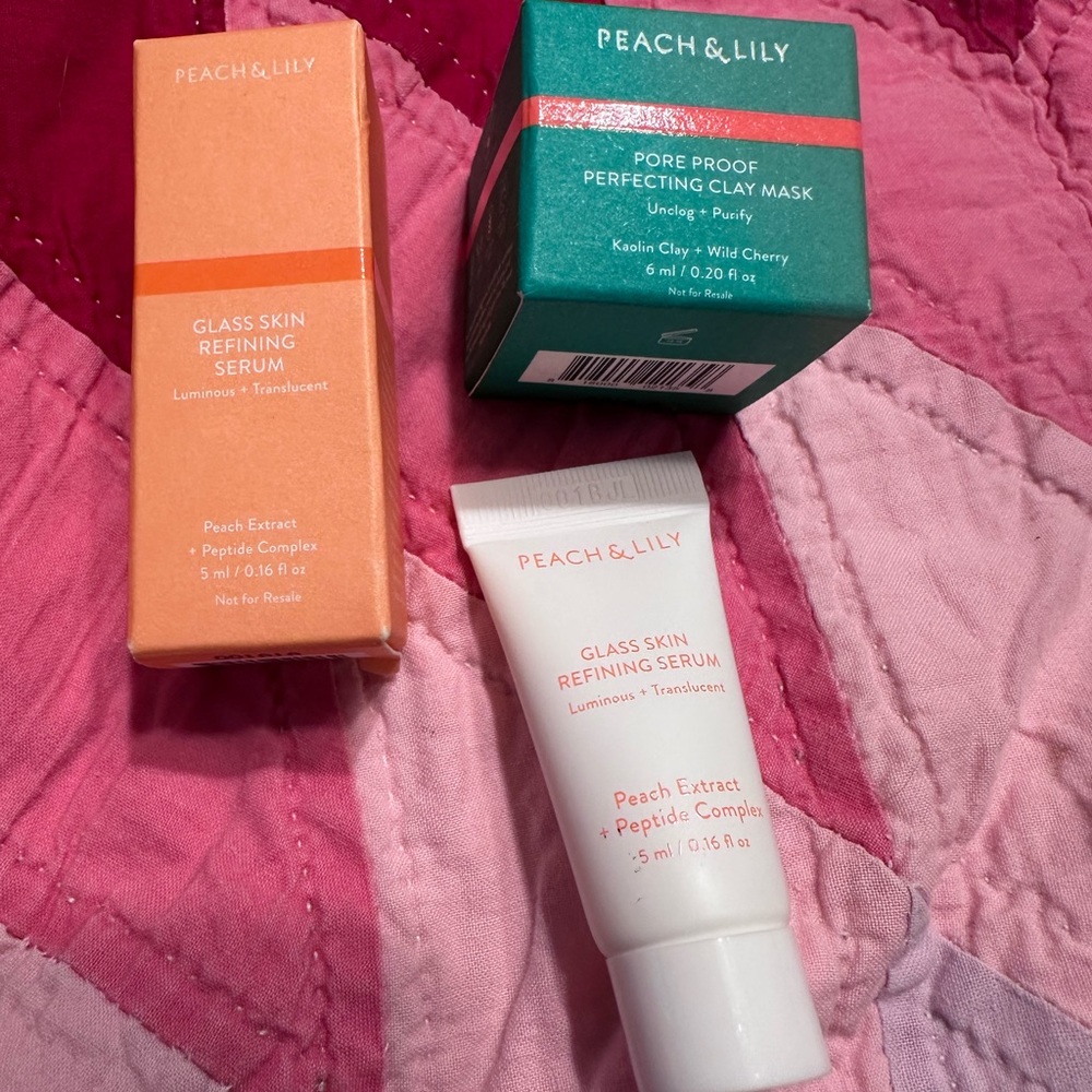 Peach & Lily  2 serums and 1 mask